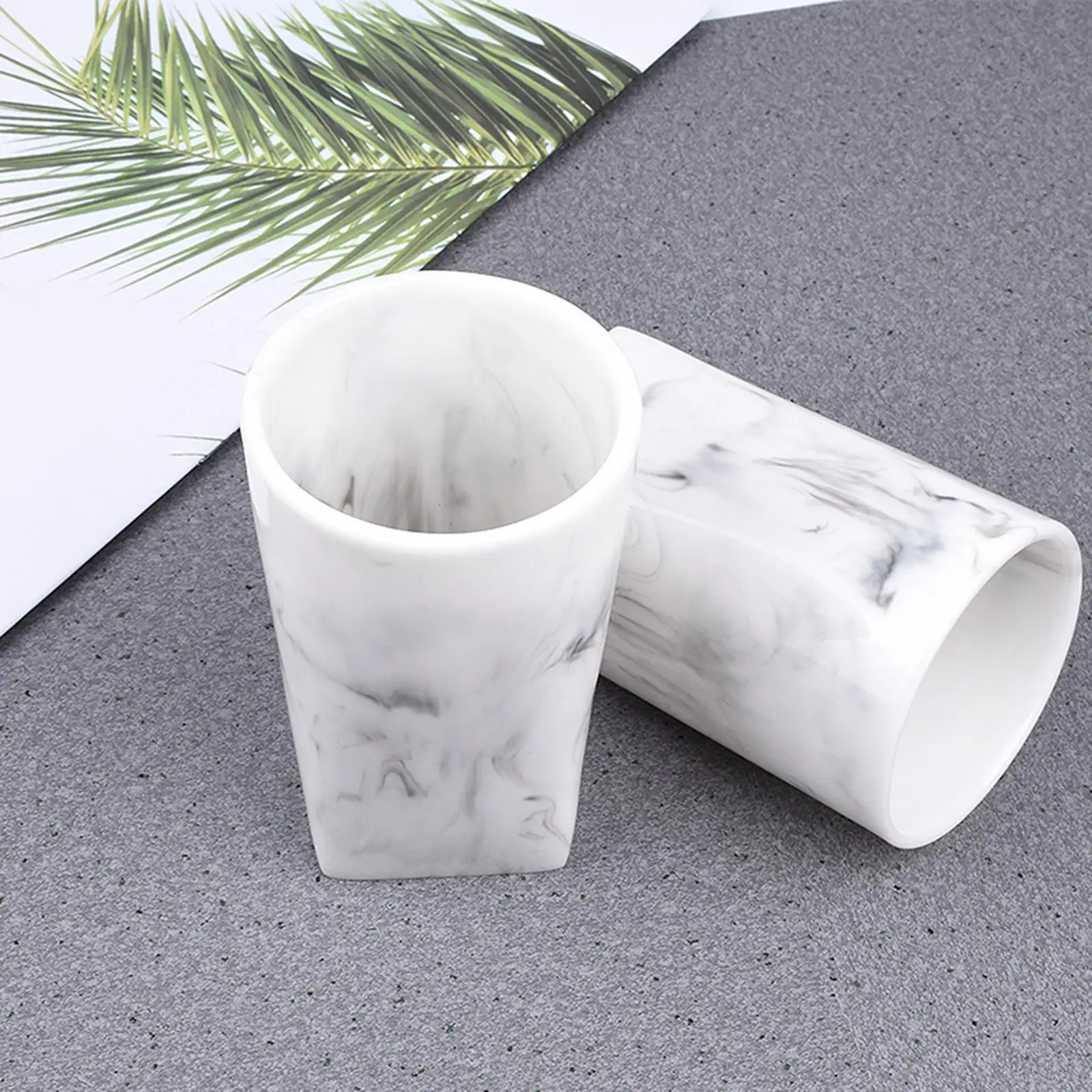 Bathroom Accessories Set, Dispenser Nordic Style Modern Marble Texture