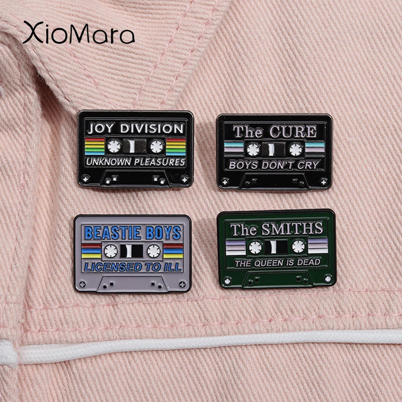 The Smiths The Queen Is Dead Tape Cassette Smalto Pin Unknown Pleasures Classic Songs Spilla Distintivo Con Risvolto Gioielli Regalo Per Amico