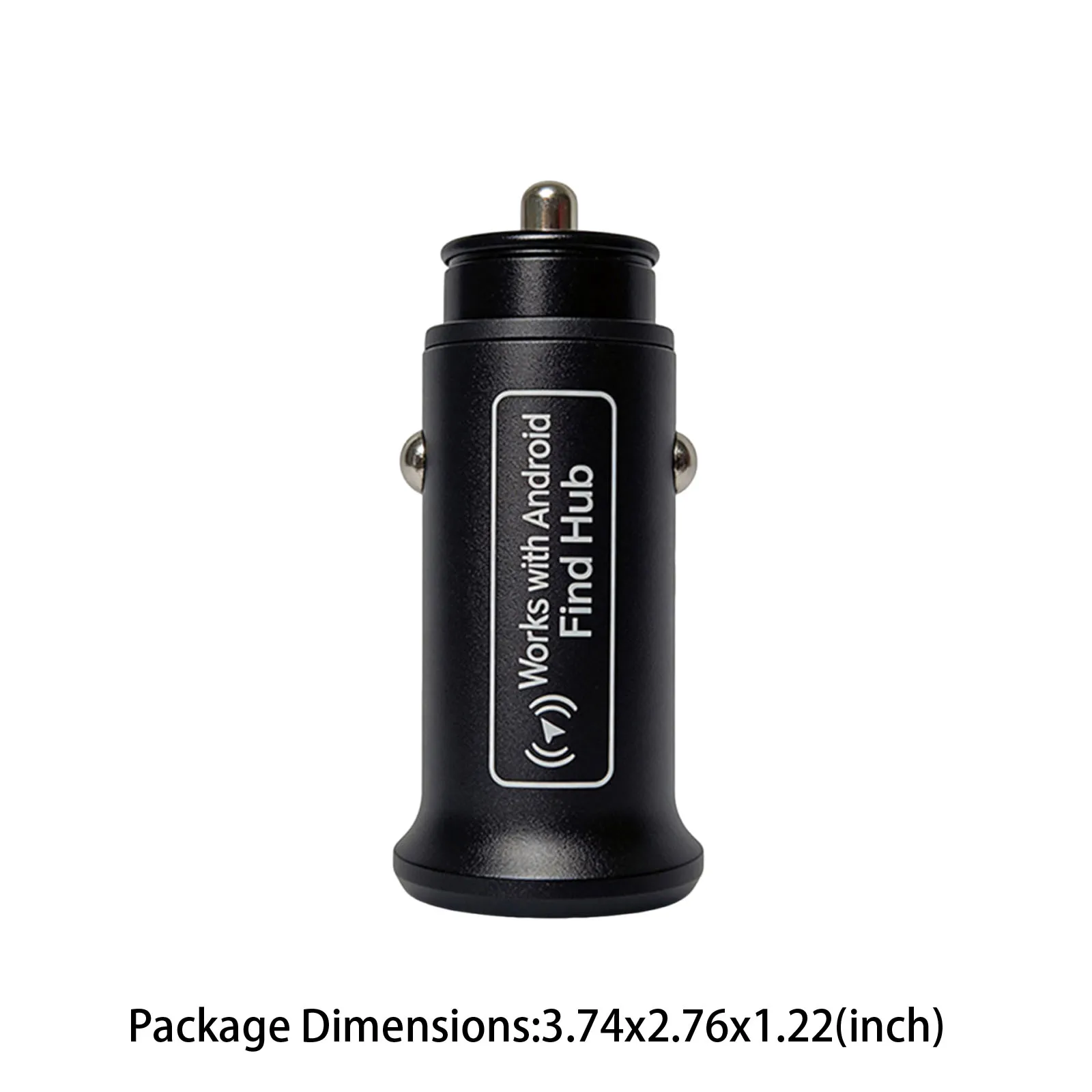 2-in-1 30W USB 차량용 범용 충전기 라이터 플러그 앤 플레이 BT 분실 방지 장치는 iOS 및 안드로이드용 Find My 및 안드로이드 앱과 호환됩니다.