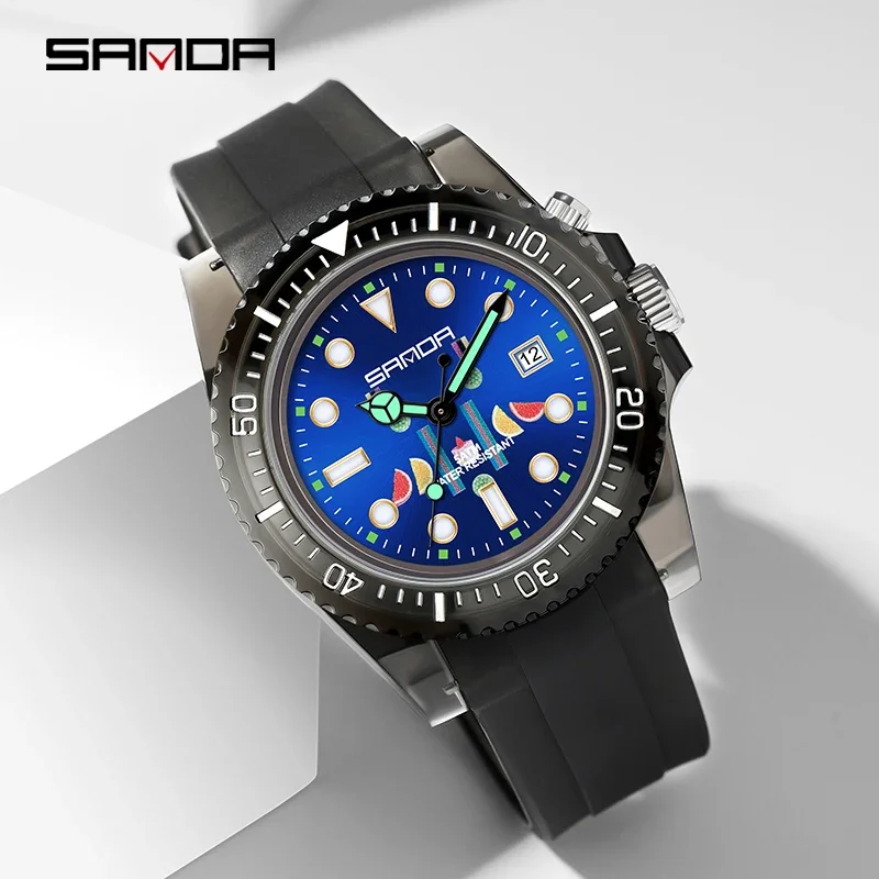 SANDA Brand Women Watches Waterproof Student Sport Quartz Watch Fashion Electronic Wristwatch Unisex Clock relogio feminino 6078