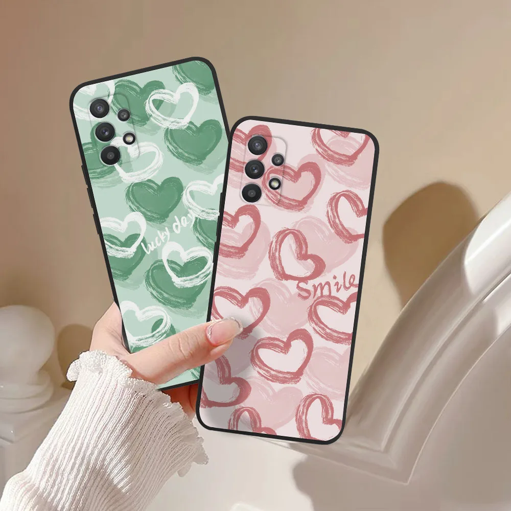 Per Samsung Galaxy A32 A 32 5G Custodia Per Samsung A32 4G Funda Paraurti Per Samsung A32 5G Custodia In Silicone Morbido Tpu Love Cute Cover