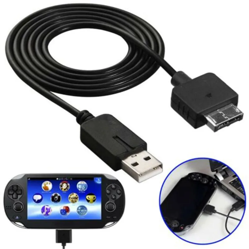 USB Transfer Data Line Portable Game Machine Charger For PS Vita 1000 Home Durable Video Music Sync  Gaming Accessories 1pcs