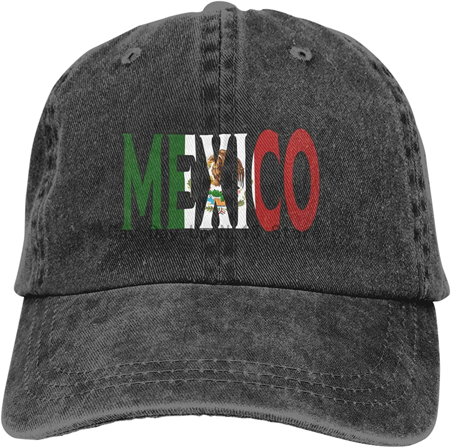 

Mexican Flag Cotton Adjustable Baseball Dad Cap Classic Sports for Men Women Hat