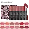 Dragon Ranee12 Color/set Lipstick Pen Matte Velvet Mist Lipstick Pen with Pencil Sharpener Lip Liner Set 1