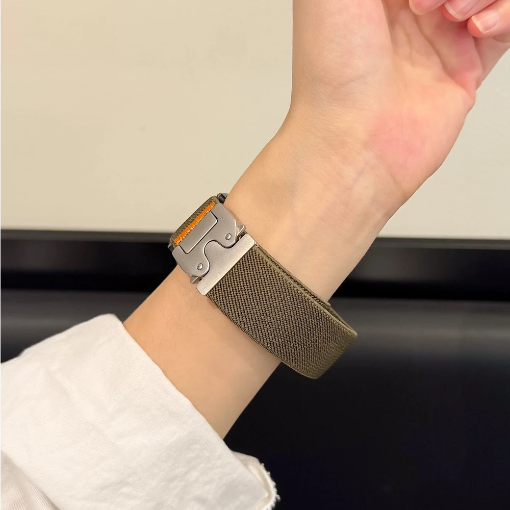 Premium Parachute Sport Nylon Smartwatch Wristband Bracelet