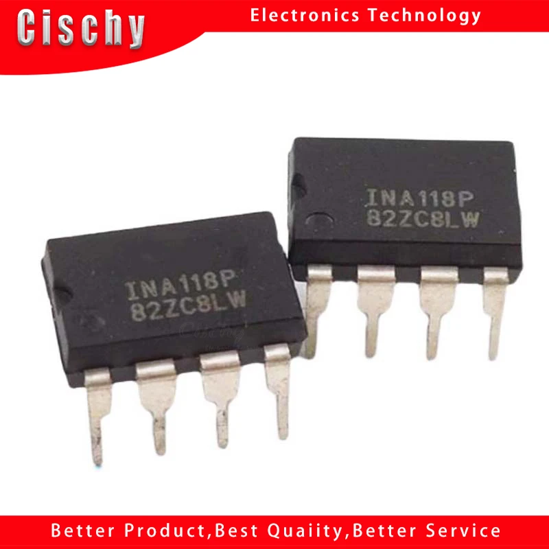 

1 шт./Лот новый оригинальный INA118P INA118 DIP-8 IC