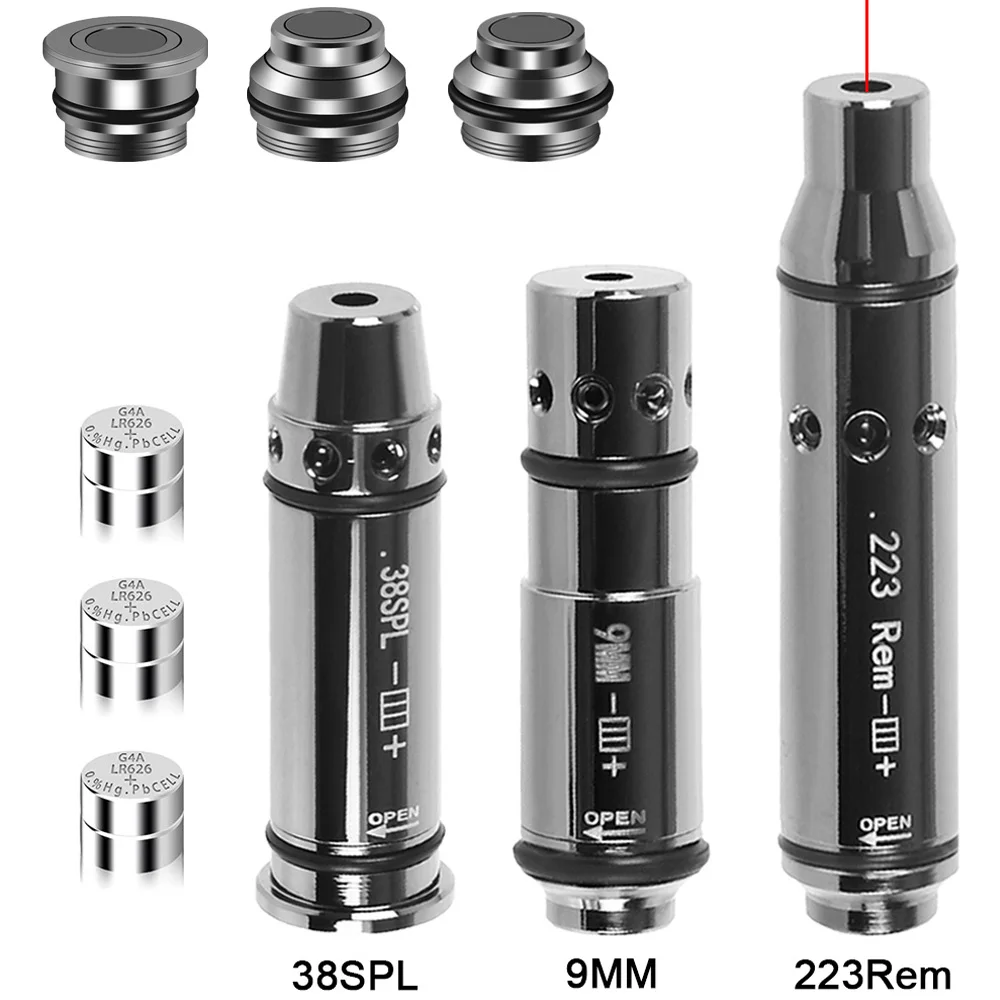 RedDotLaserBoreSighterTacticalLaserPointerCartridgeDryFire