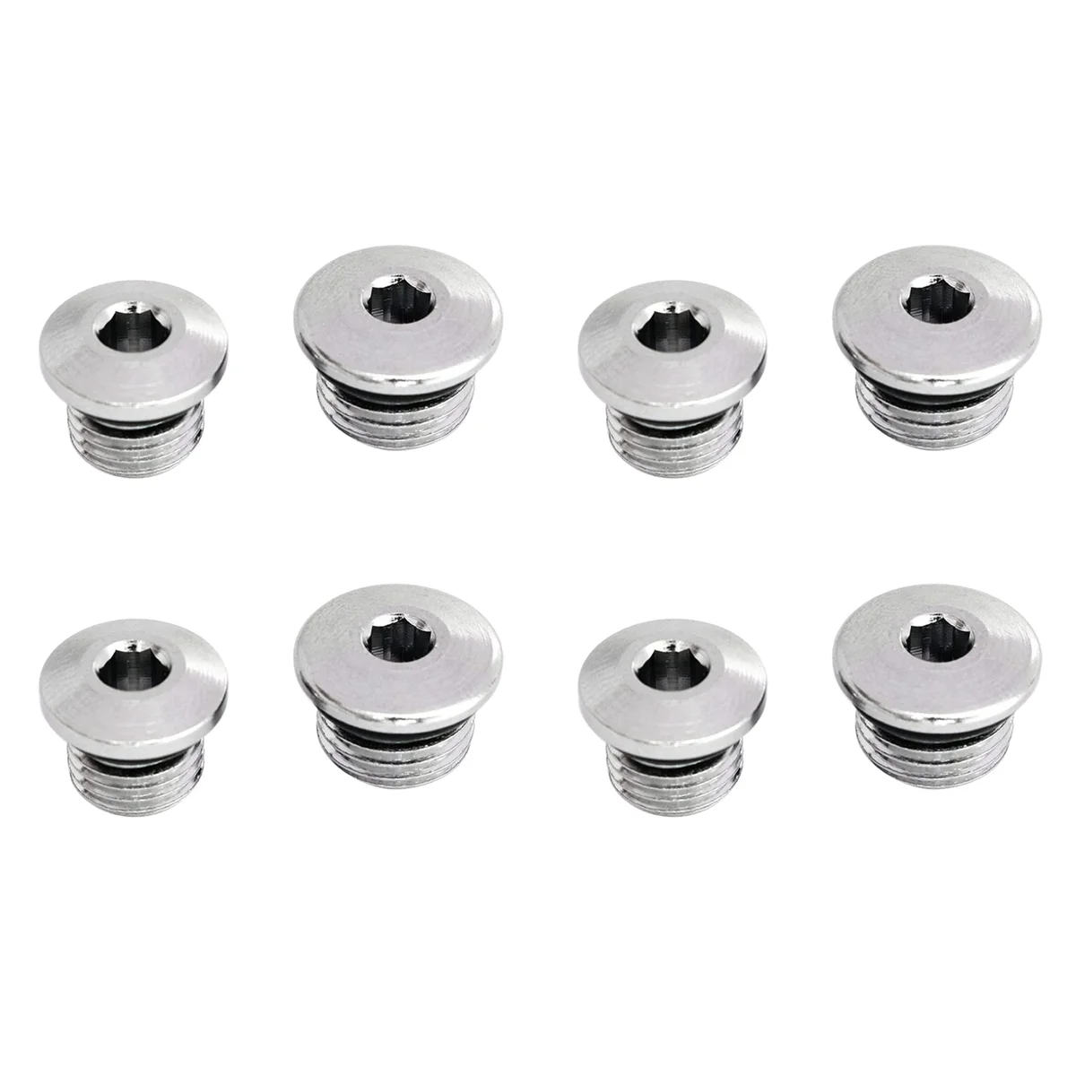 BAAU 4X First Stage 7/16 Inch Scuba Diving Regulator High Pressure Port Plug and 3/8 Inch Low Pressure Port Plug