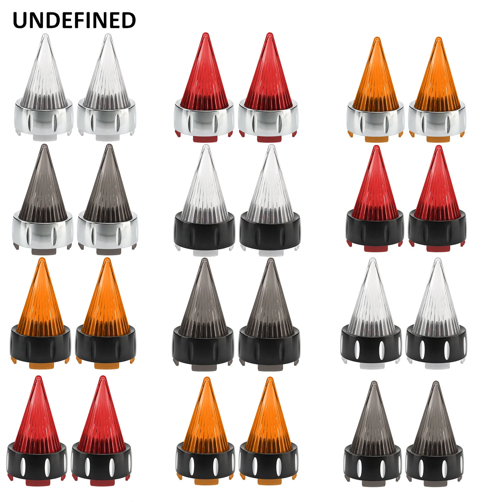 

Motorcycle Bullet Turn Signal Light Cap Indicator Lens Cover For Harley Touring Street Glide Sportster XL 883 1200 Dyna Softail