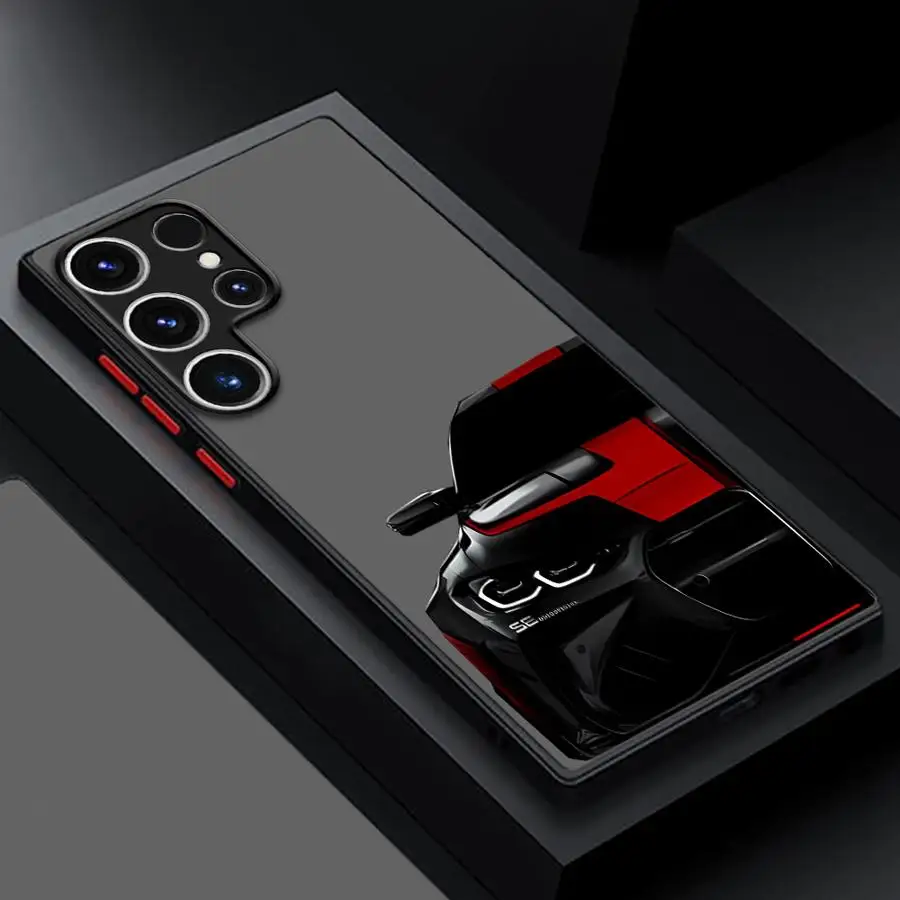 Cool WM Dream Car Tail Shockproof Matte Phone Case - Elegant and Durable Protection