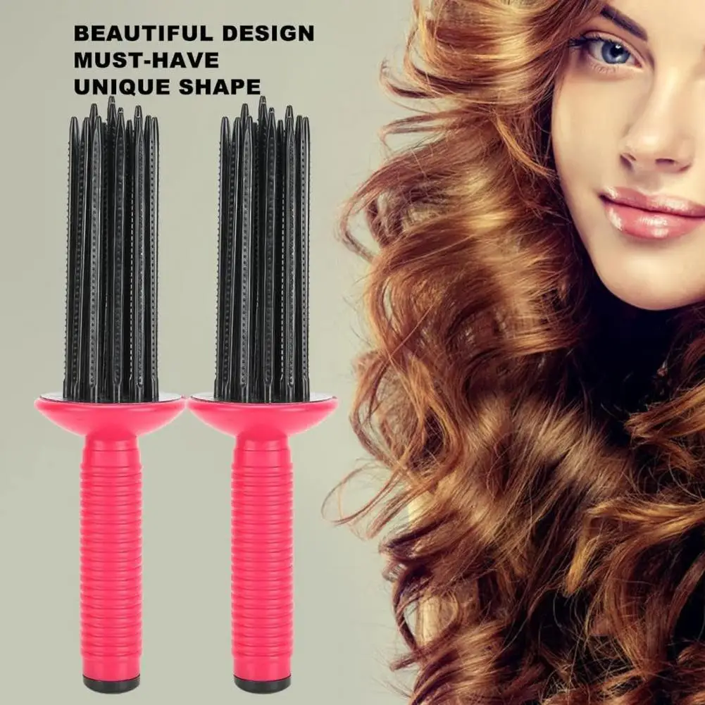 

Набор для завивки волос «сделай сам», Расческа с 17 зубцами для пушистых вьющихся волос, для объема, Женская Парикмахерская