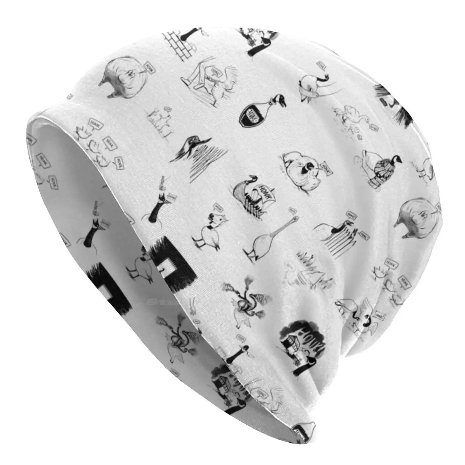 Best Of Honktober-Honking Goose Pattern Cappello Lavorato A Maglia Warm Beanie Outdoor Caps Honktober Inktober Oca Canadese Canada Oche