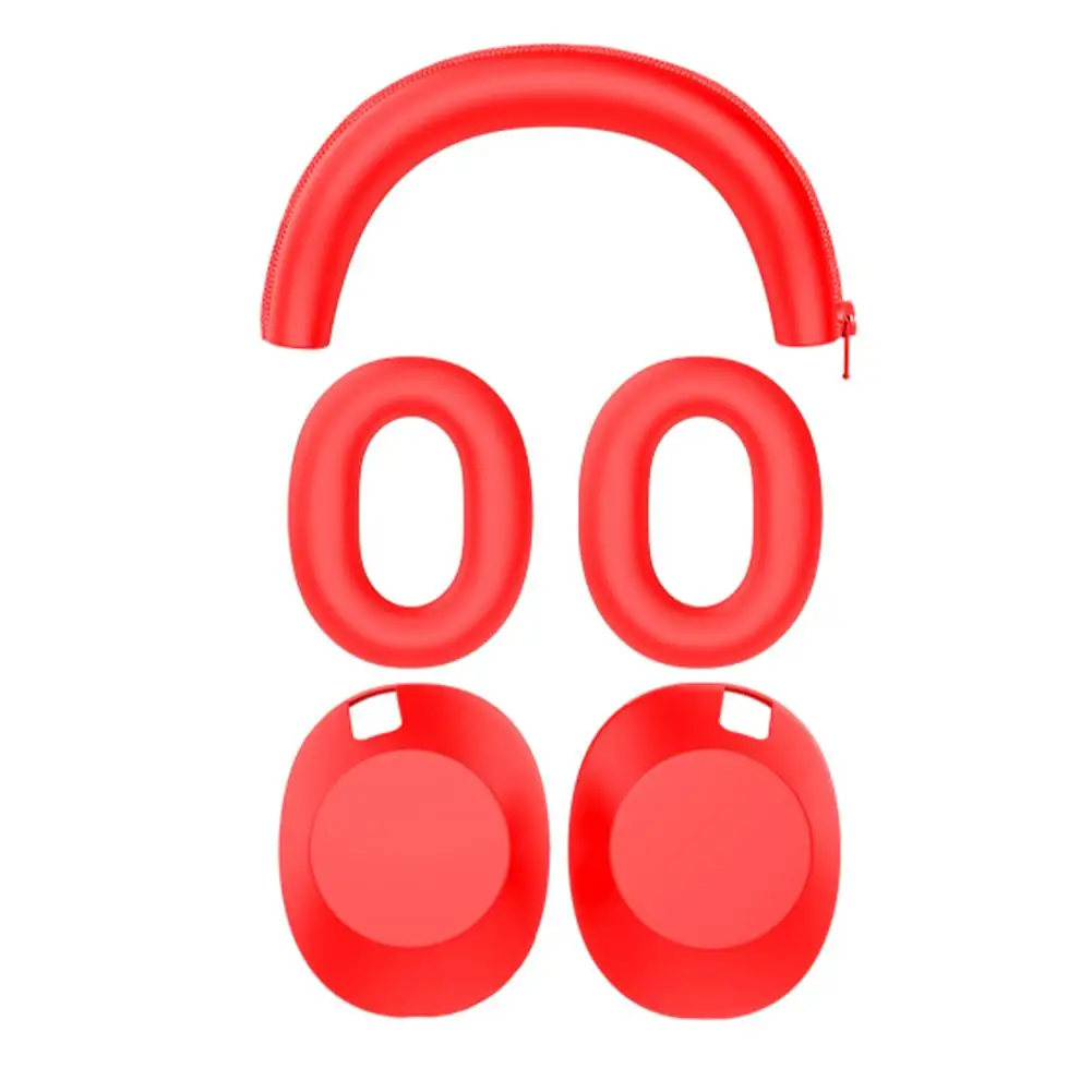 für Sony WH-1000xm6 Silikon-Schutzhülle, Kopfhörer-Abdeckungsset, bequem, langlebig, kratzfest, flüssig, spritzwassergeschützt, langlebig – Detail 3