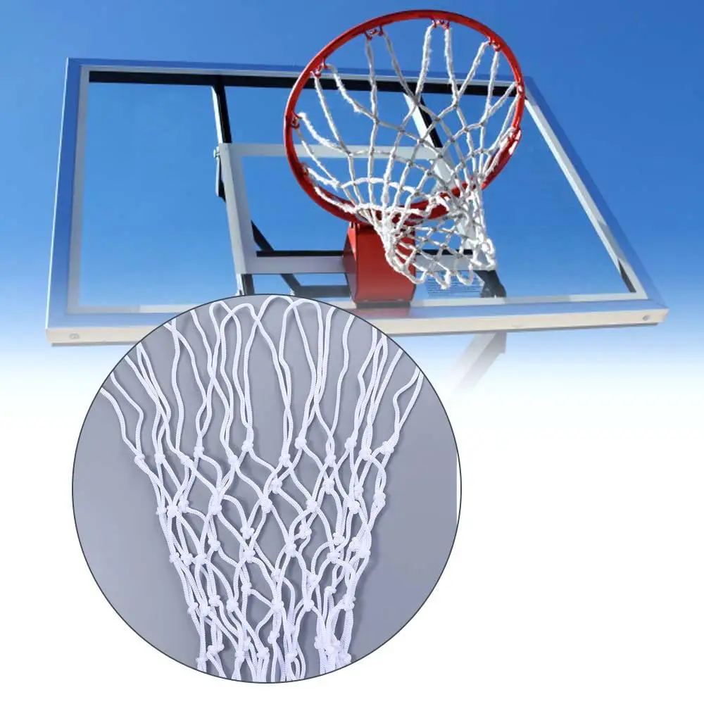 

Loops Fits Nylon Durable Rugged standard size Mesh Net Basketball Net