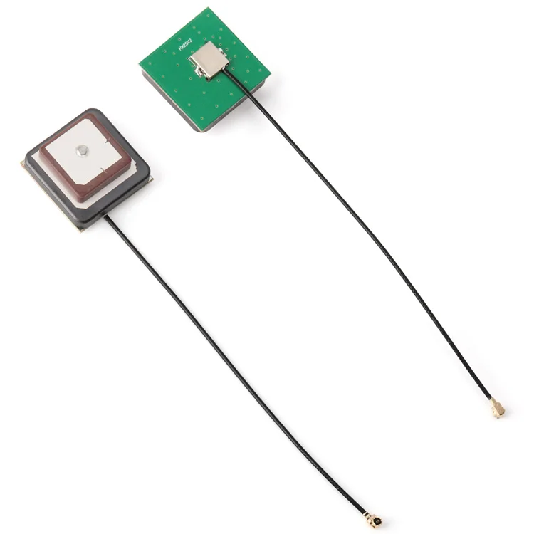 Antenne GPS active 18dBi en céramique, format 25x25mm avec câble IPEX1