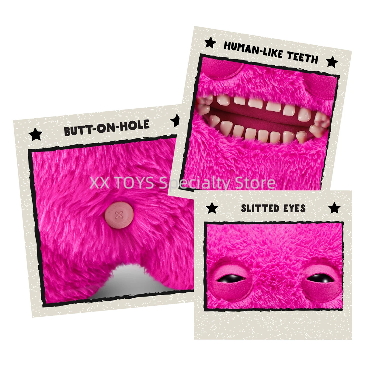 ファグラー面白い醜いモンスタービッグファグギャップトゥース 45