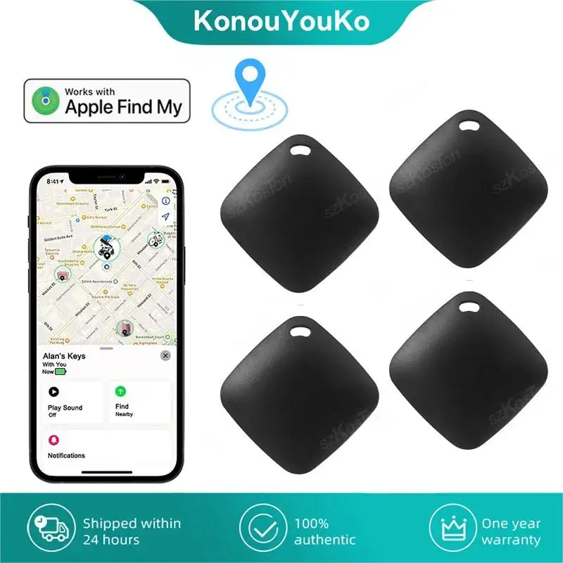 Smart Itag Funziona Con Trova La Mia App, Smart Air-Tag Key Wallet Bike Finder Tracker Anti-Smarrimento, Compatibile Con Bluetooth Per Sistema Ios