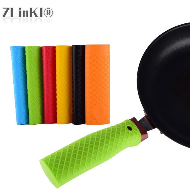 1Pcs Silicone Hot Handle Holder Potholder Saucepan Holder Sleeve