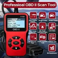 1pc V100 Professional OBD2 Scanner, Engine Fault Code Reader, Diagnostic Scan Tool for OBD II Protocol Cars Since 1996 - Image 2