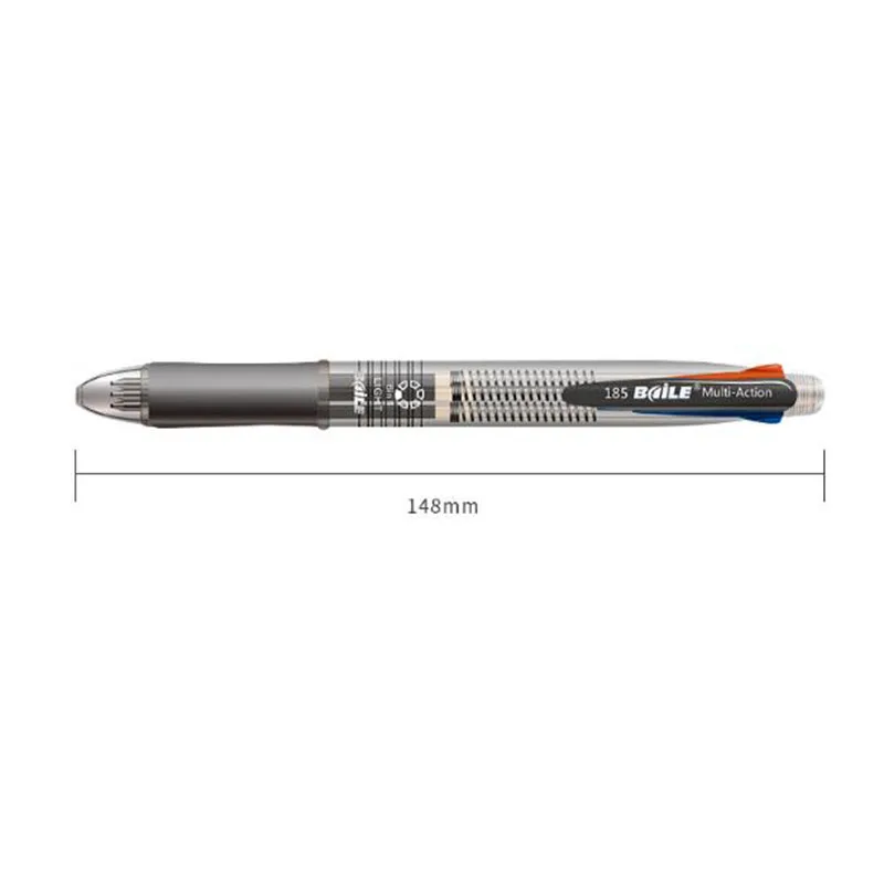 Multifunctional Ballpoint Pen Four-Color Ballpoint Pen Black / Blue / Green Red 0.7mm + 1 Piece 0.5mm Pencil