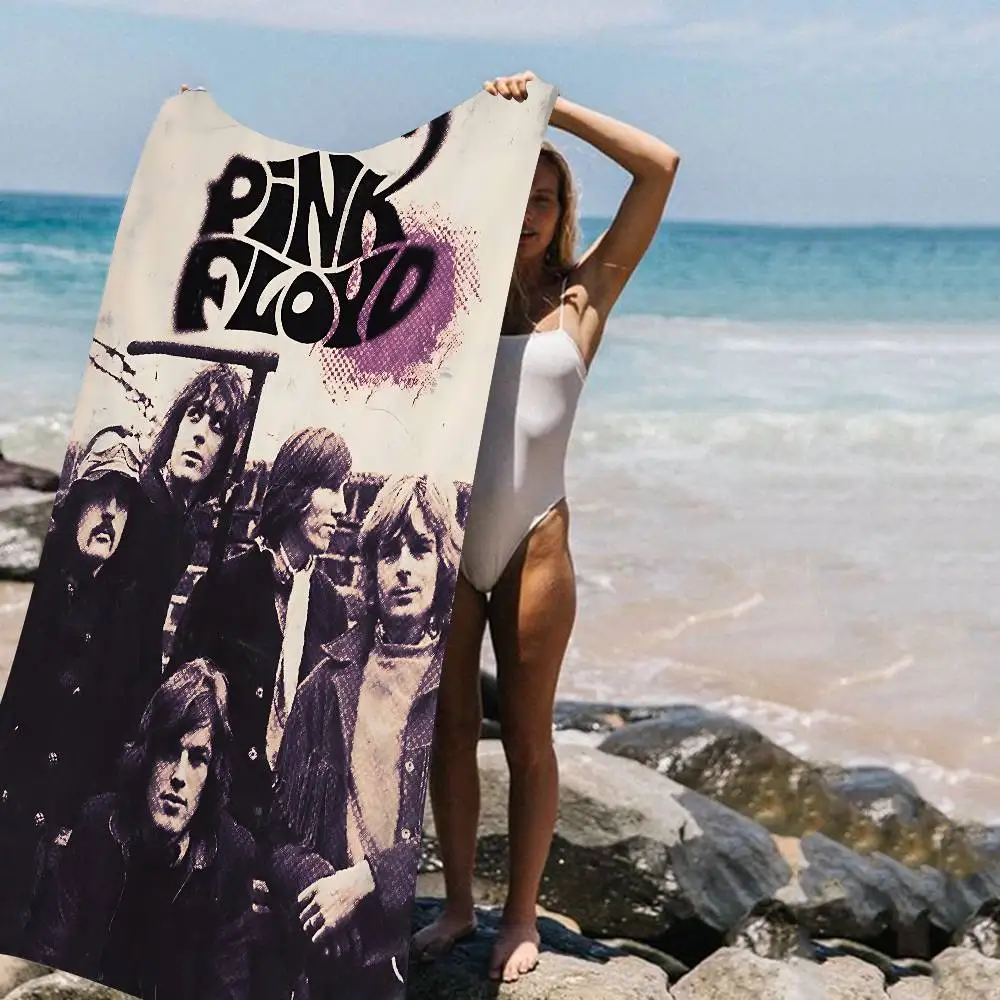 Rock Band P-PinK F-Floyd Microfiber Printed Beach Towel Mountain Climbing Yoga Beach Swimming Running Absorbent Soft Towel