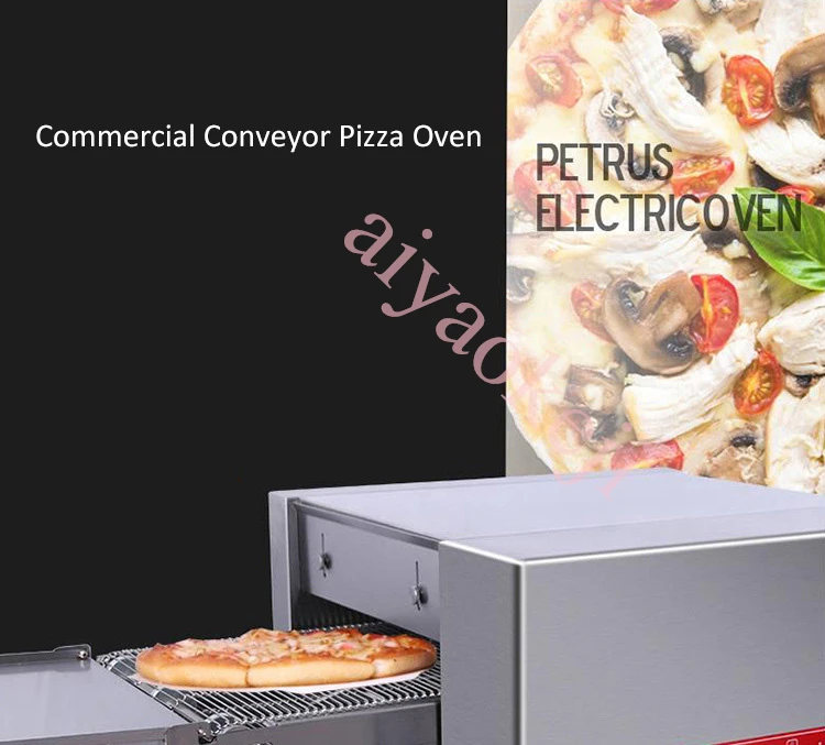 Description Picture 3 of item220V  Electric Conveyor Pizza Oven Bread Pizza Baking Machine Chain Pizza Oven Pizza Maker Stove