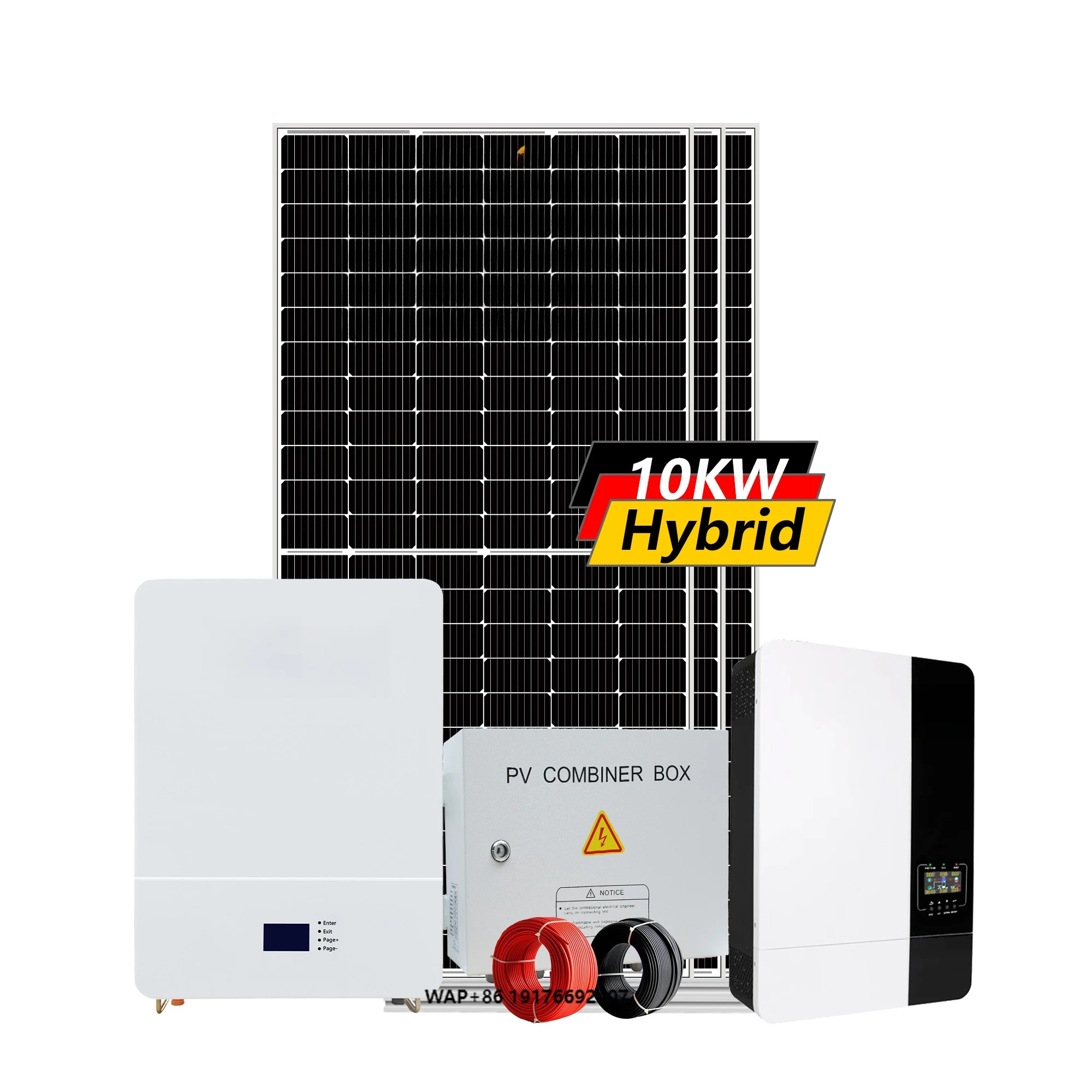 Rosen Panel Solar 10KW 20KW 30KW Off Grid Hybrid Complete Sets Solar ...