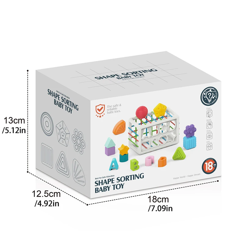 Children's Cube Matching Color Block Sports Hand Eye Coordination Puzzle Toy