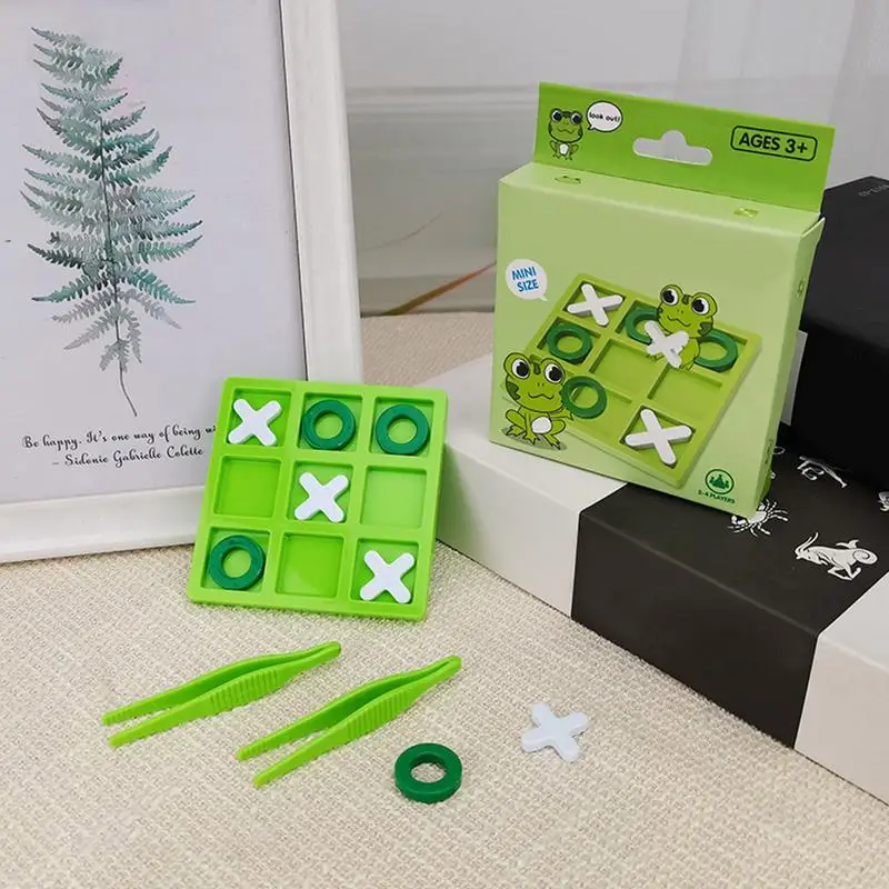 Parent-Child Interaction Leisure Board Game Thinking Training Developing Intelligent Educational Toys OX Chess 3