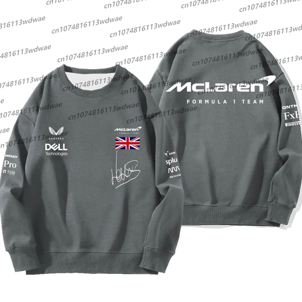 Formula1 팀 레이싱 3D 프린트 티셔츠.McLaren.Crew 넥 스웨터 드라이버 착용 정통 저지 레이싱 티셔츠 F1 팀 팬 선물