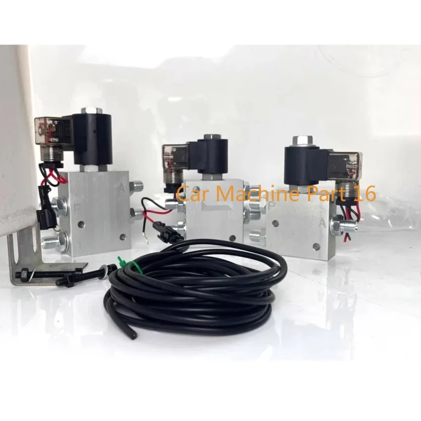 

Excavator Quick Change Connector Hydraulic Solenoid Valve 12V and 24V Quick Connector Cylinder One-way Valve Accessories