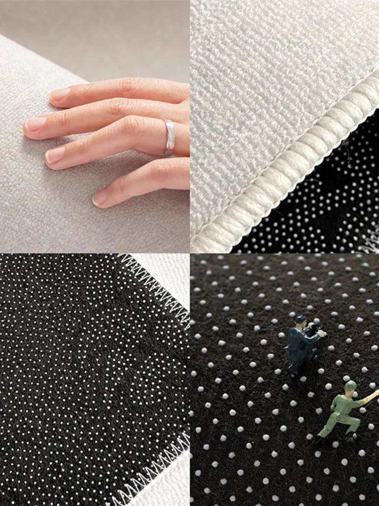 Gray Line Living Room Carpet Artistic Creative Bedroom Carpets Modern Home Decorative Rug Bedroom Non-slip Bedside Rugs Alfombra 6