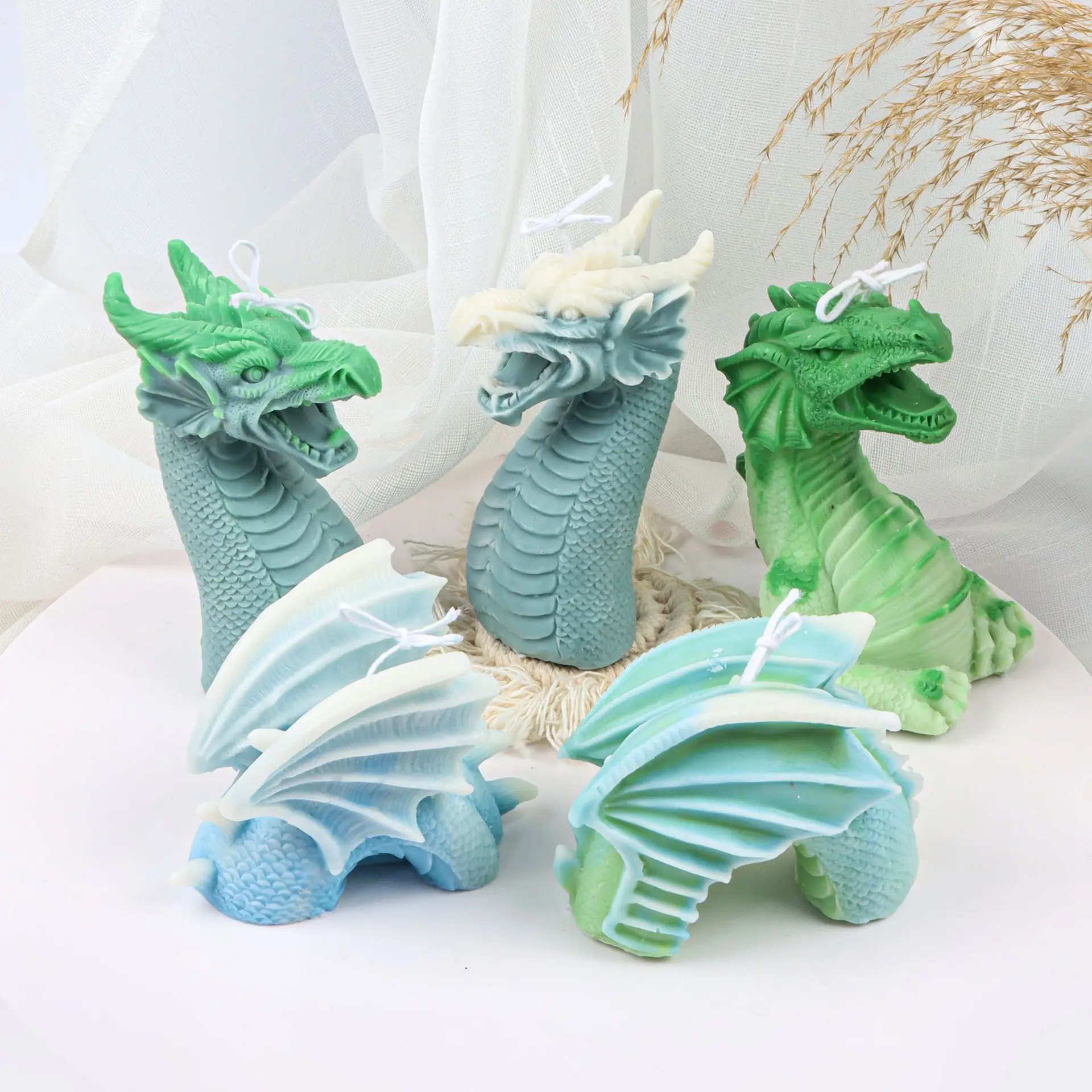 Chinese Dragon Silicone Mold scented candle mold Chinese Zodiac Dragon DIY  resin epoxy art crafts Cake Fondant mold soap mold - AliExpress