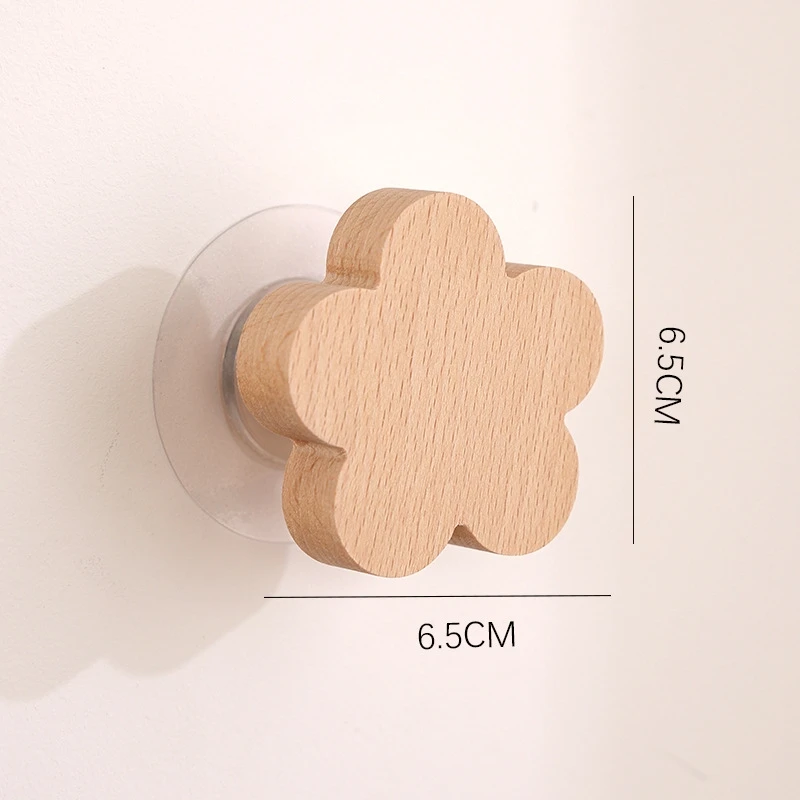 Animal-Shaped Wooden Wall Hook for Cute Room and Home Decor