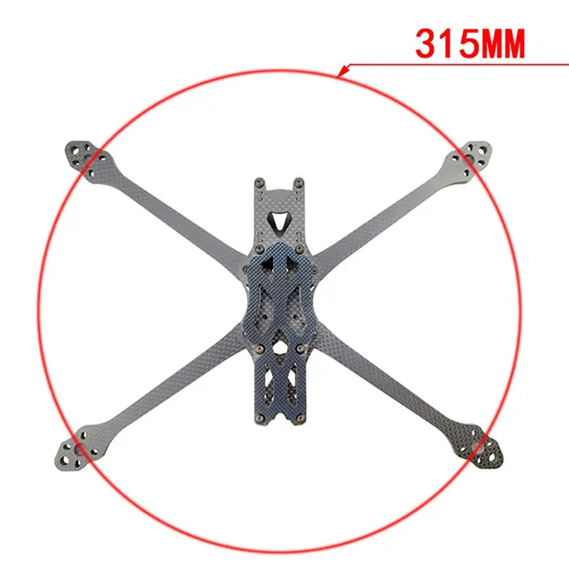 

7 inch 315mm Carbon Fiber Quadcopter Frame Kit 5.5mm arm For APEX FPV Freestyle RC Racing Drone Quadcopter