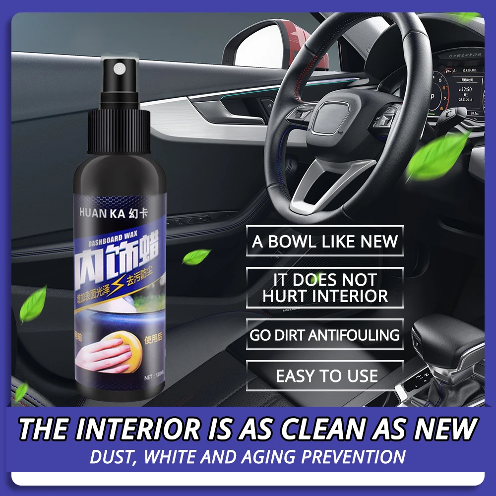 Wheel Polish Spray Auto Tire Refurbishing Agent Cleaner Coating Car Care  Supplies Restoration For Seat Armrest Dashboard - AliExpress