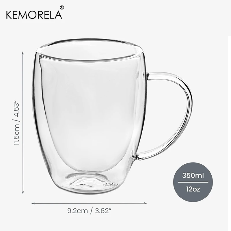 Double Wall Glass Mug 6