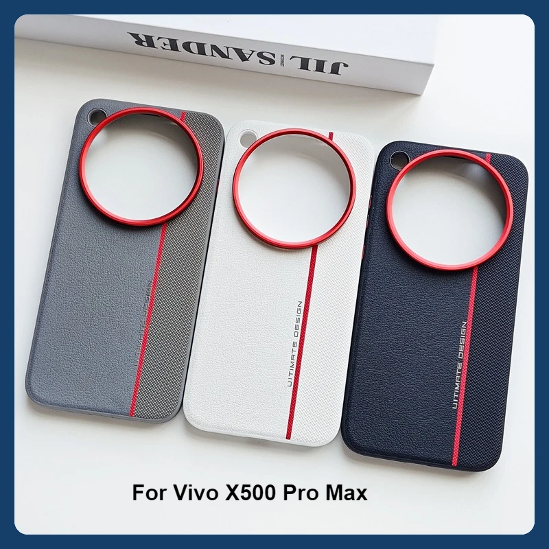 Minimalist Splicing PU Leather Anti-Fall Non-Slip Protective Case