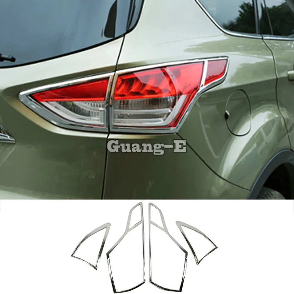 

4 шт., хромированные задние фары для Ford Kuga Escape 2013 2014 2015 2016