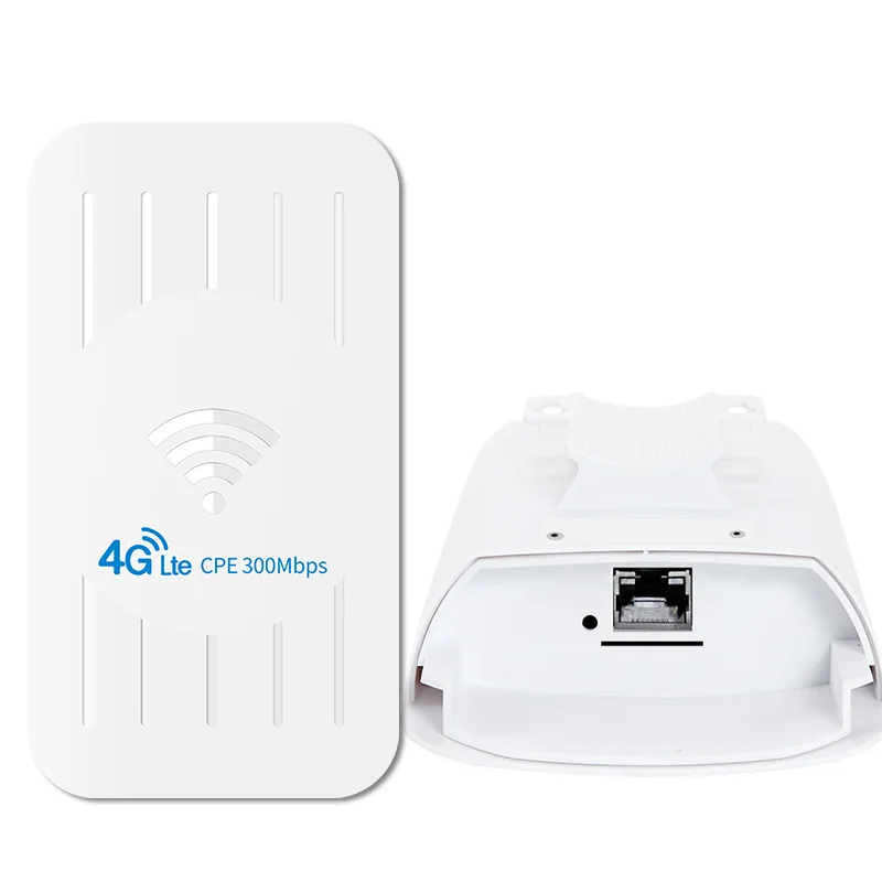 Poe Impermeável ao ar Livre 4g Lte Router Roteador sem Fio Cpe Wifi Adaptador 24v para Câmera ip Alta 300mbps - Imagem 6