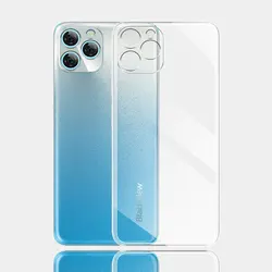 Clear Silicone Soft TPU Ultra Thin Phone Case Cover for Blackview A95 (Clear)