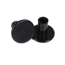 Clear High Heel Protector Caps - Non - Slip Stiletto Heel Covers (Black S)