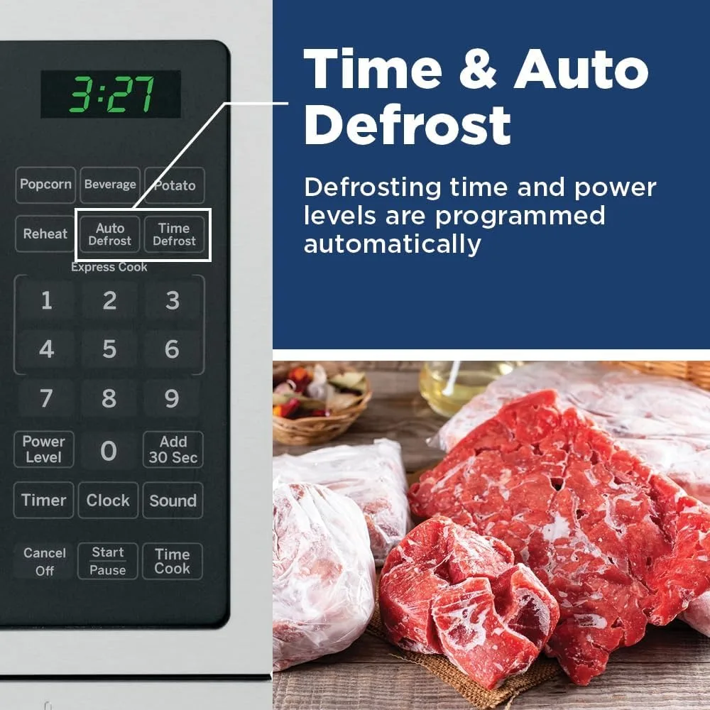 Microwave Ovens 0.7 Cubic Feet Capacity 700 Watts Kitchen Essentials For Countertop or Dorm Room