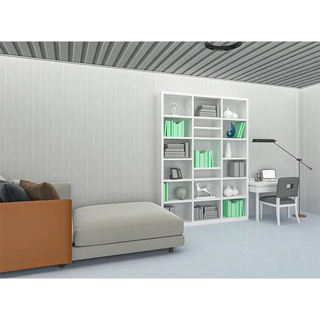 Prefabricated houses for 3 4 bedrooms custom factory Flat house for 40 foot luxury prefabricated containers with 2 floors 6