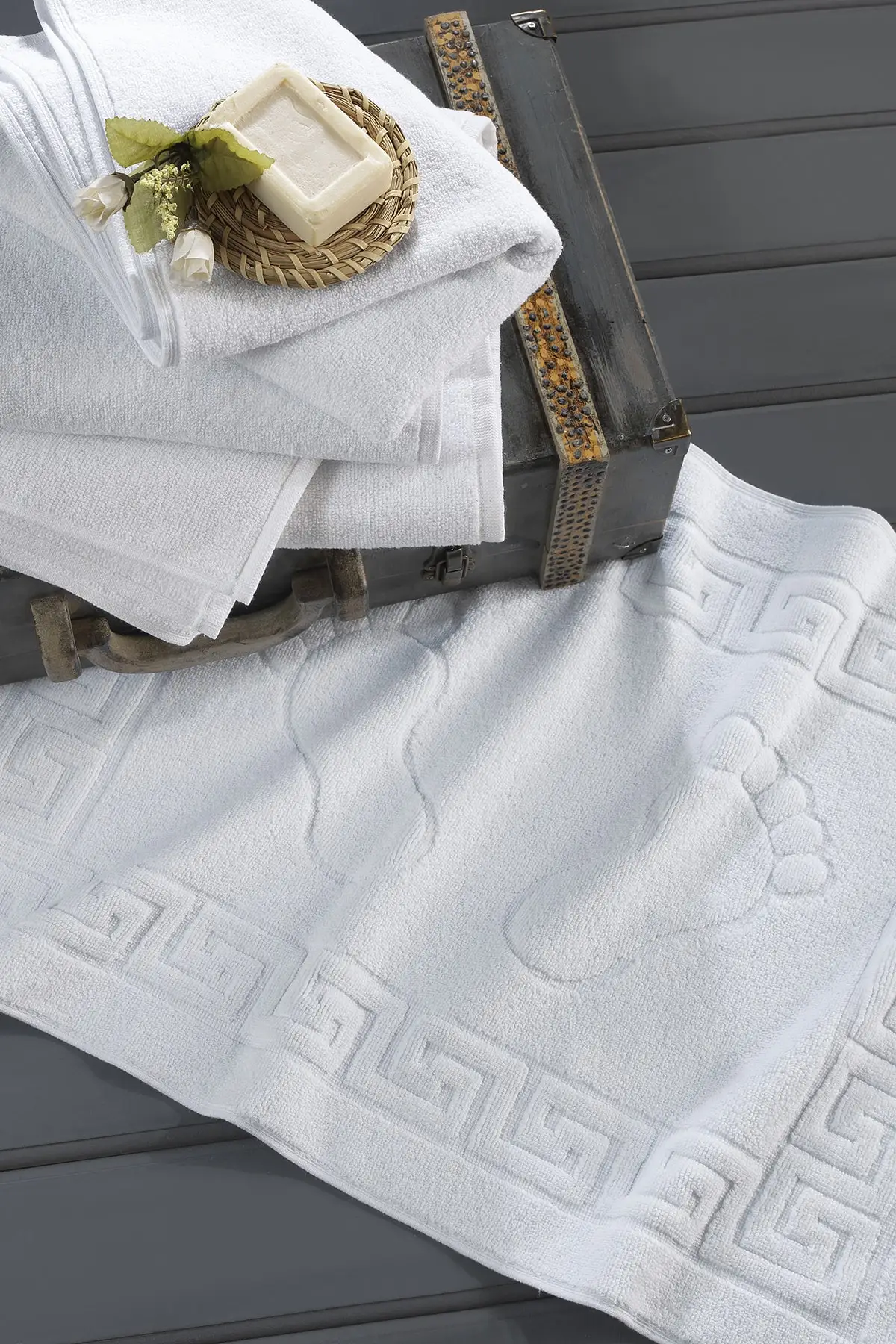BathMatforLegsTurkey100CottonTowelsFloorFootTerry50x70cm