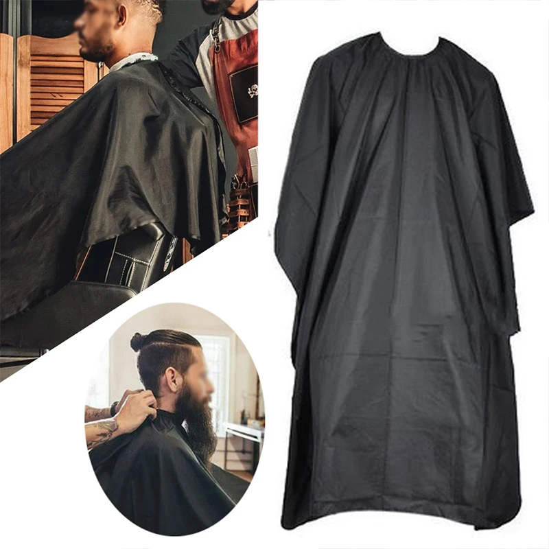 

1pc Fashion Haircut Cape Perm Shawl Black Apron Hairdressing Capes Barber Wai Cloth Hair Styling Tool Hairdressing Waterproof