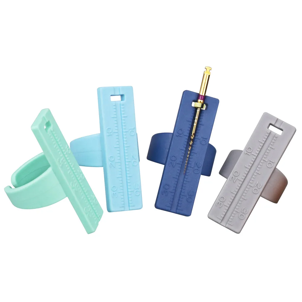 

1 Pcs Dental Instrument Plastic 135 Degree Sterilization Dentistry Ring Ruler Endo Root Canal Scale Measuring Endodontic Tool