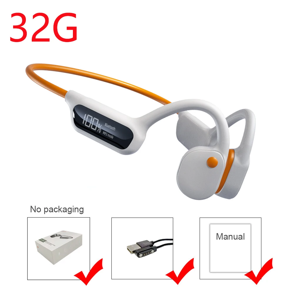骨伝導イヤホン Bluetooth ワイヤレス IPX8 防水 MP3 プレーヤー