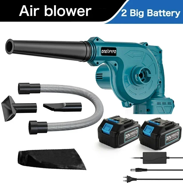 Cordless 2-in-1 Electric Leaf Blower and Dust Collector Tool