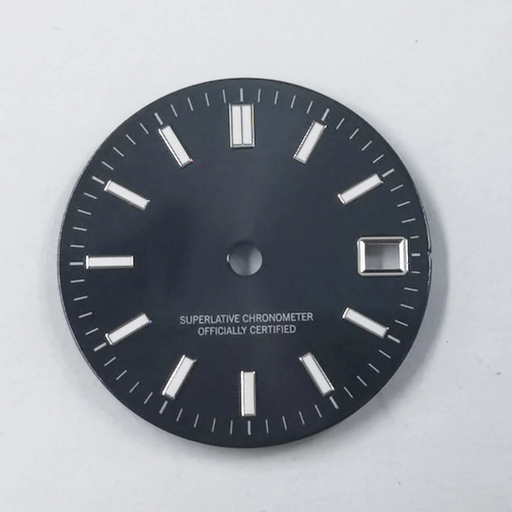 Modified Watch Dial, BGW9, Blue, Pink, Shoous Watch Dial, Accessories for NH35, NH36 Movements, 29mm